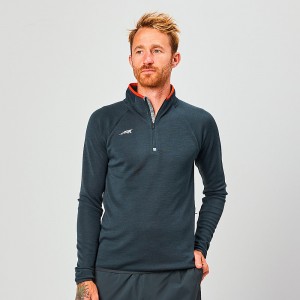 Altra CORE MERINO WOOL 1/2 ZIP メンズ トップス 黒 | Japan AL0813J40