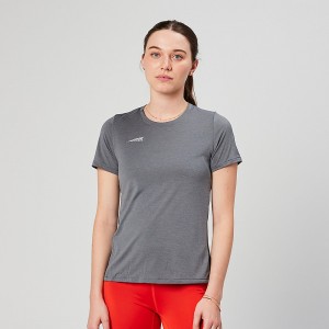 Altra CORE SHORT SLEEVE TEE レディース Tシャツ 青 グレー | Japan AL0742Z23