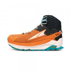 Altra OLYMPUS 5 HIKE MID GTX レディース トレイルランニングシューズ オレンジ グレー | Japan AL7236J19