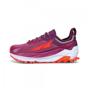 Altra OLYMPUS 5 レディース トレイルランニングシューズ 紫 オレンジ | Japan AL0869Q49