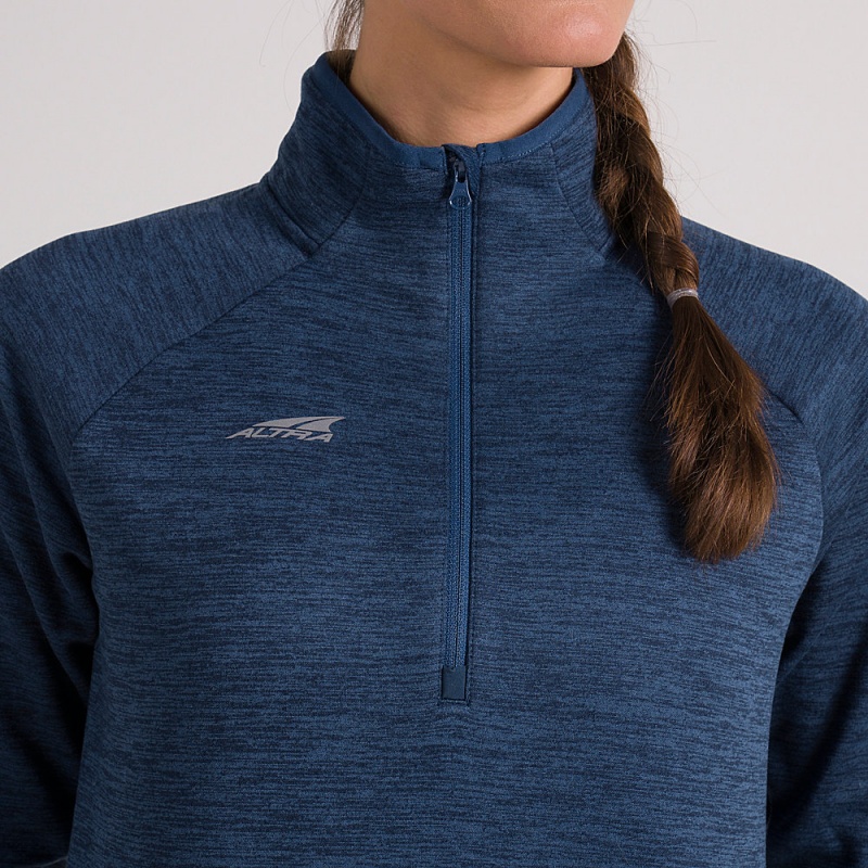 Altra CORE 1/2 ZIP レディース プルオーバー 青 | Japan AL7489Q45