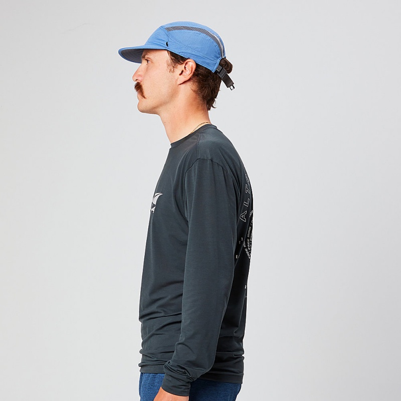 Altra EVERYDAY PERFORMANCE LONG SLEEVE メンズ Tシャツ 黒 | Japan AL4213Y51