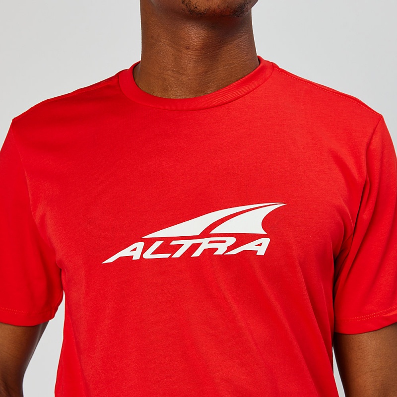 Altra EVERYDAY RECYCLED TEE メンズ Tシャツ 赤 | Japan AL8109A50