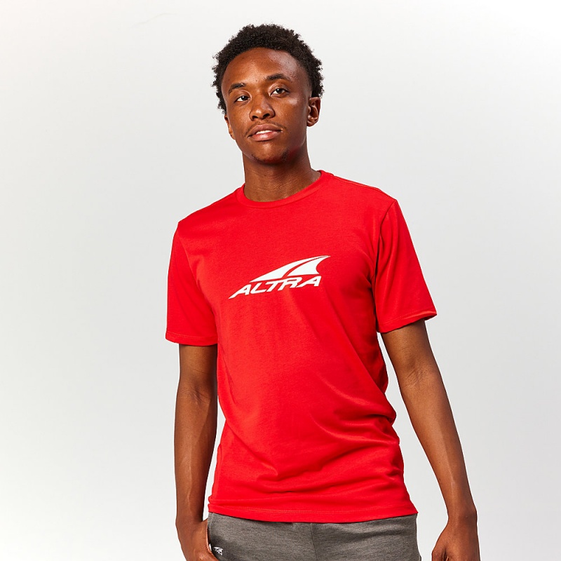 Altra EVERYDAY RECYCLED TEE メンズ Tシャツ 赤 | Japan AL8109A50