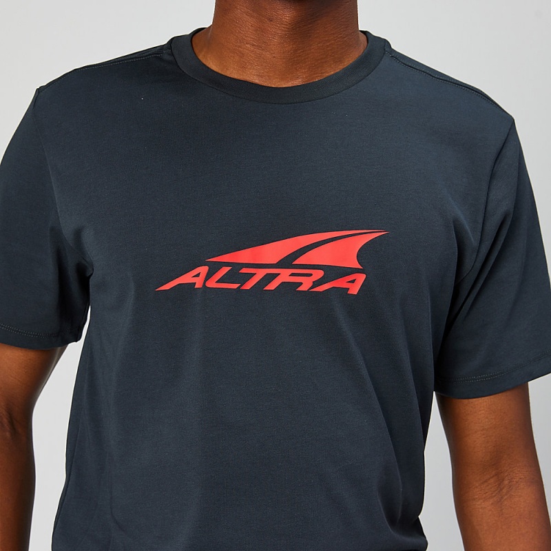 Altra EVERYDAY RECYCLED TEE メンズ Tシャツ 黒 | Japan AL6389S54