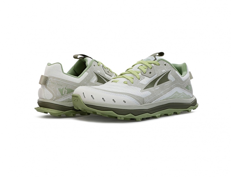 Altra LONE PEAK 6 レディース トレイルランニングシューズ 白 緑 | Japan AL5308K48