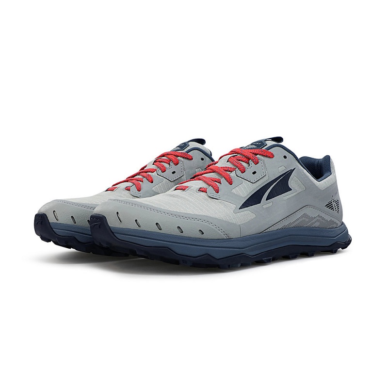 Altra LONE PEAK 6 メンズ トレイルランニングシューズ グレー ネイビー | Japan AL7302R03