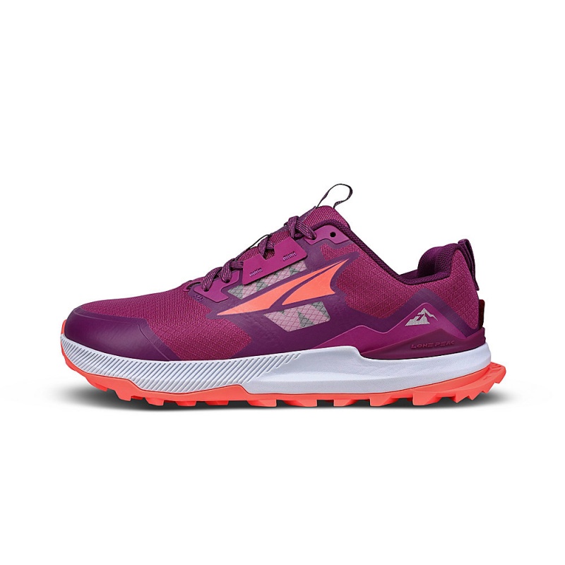 Altra LONE PEAK 7 レディース トレイルランニングシューズ 紫 オレンジ | Japan AL5062U04