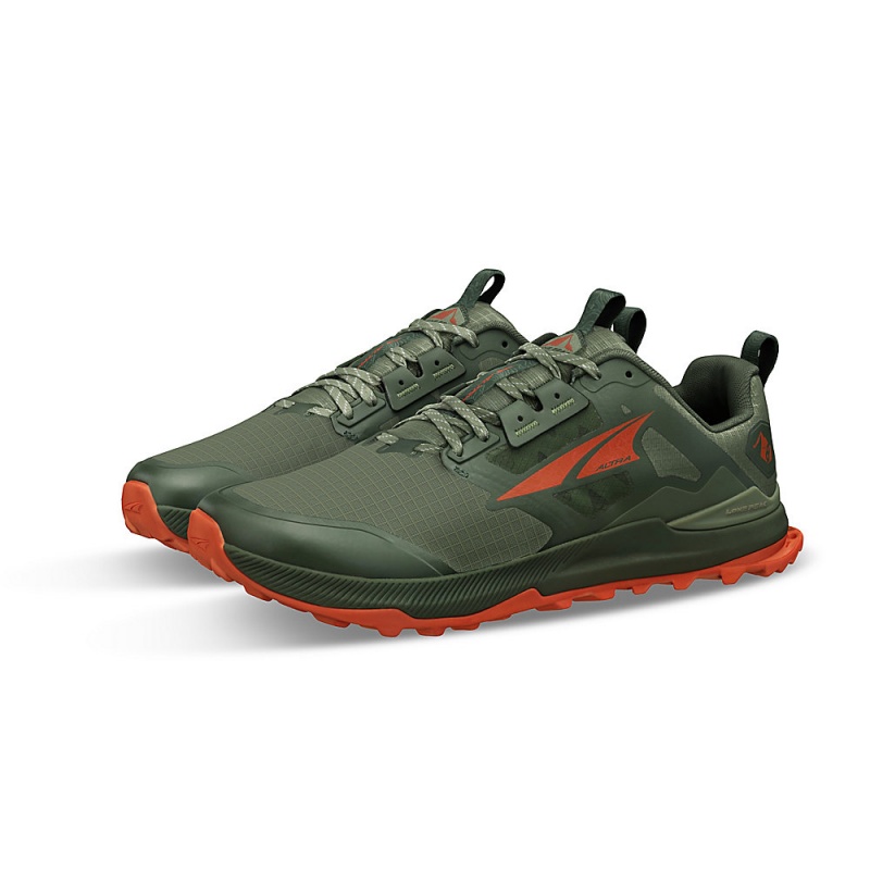 Altra LONE PEAK 8 メンズ トレイルランニングシューズ オリーブ | Japan AL6847C75