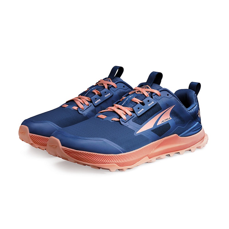 Altra LONE PEAK 8 レディース トレイルランニングシューズ ネイビー コーラル 色 | Japan AL2386G65