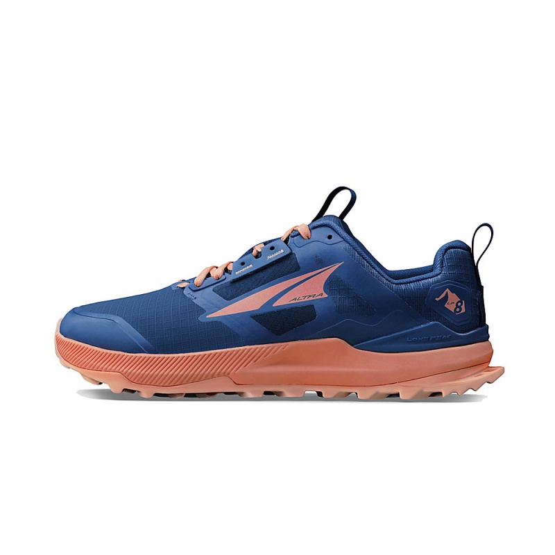 Altra LONE PEAK 8 レディース トレイルランニングシューズ ネイビー コーラル 色 | Japan AL2386G65