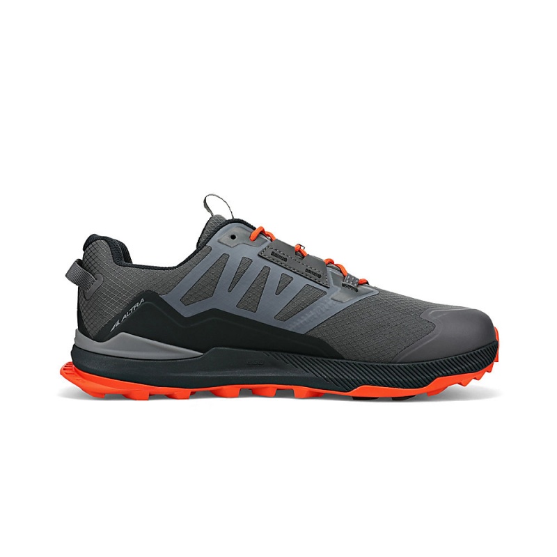 Altra LONE PEAK ALL-WTHR LOW 2 メンズ ハイキングシューズ グレー オレンジ | Japan AL2498X57