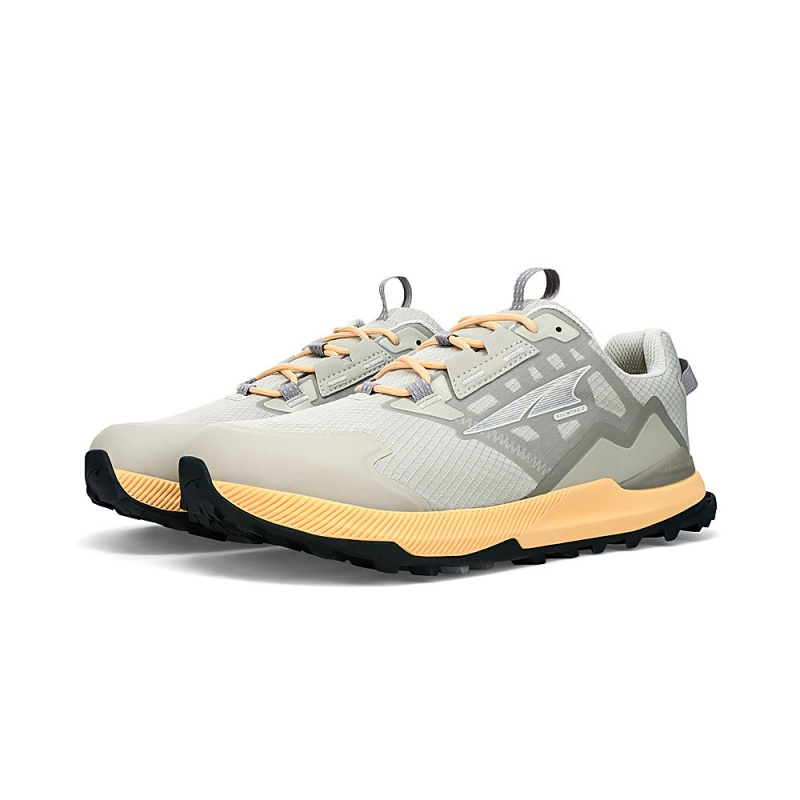 Altra LONE PEAK ALL-WTHR LOW 2 レディース トレイルランニングシューズ グレー オレンジ | Japan AL0827E59