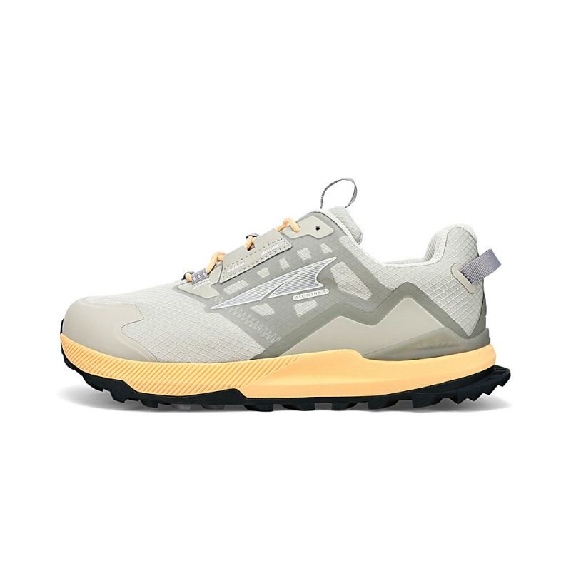 Altra LONE PEAK ALL-WTHR LOW 2 レディース トレイルランニングシューズ グレー オレンジ | Japan AL0827E59