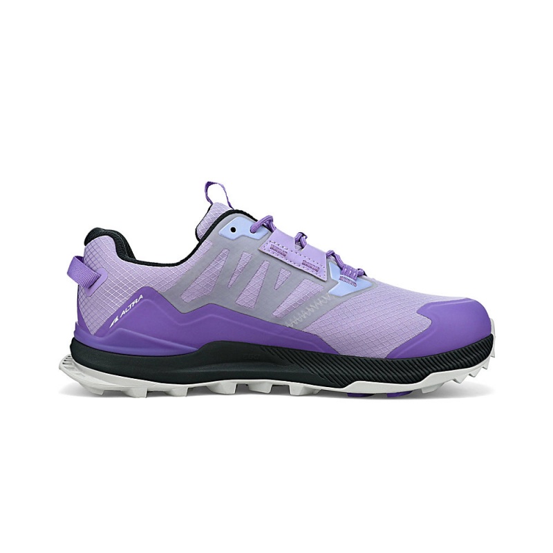 Altra LONE PEAK ALL-WTHR LOW 2 レディース ハイキングシューズ グレー 紫 | Japan AL1579V73