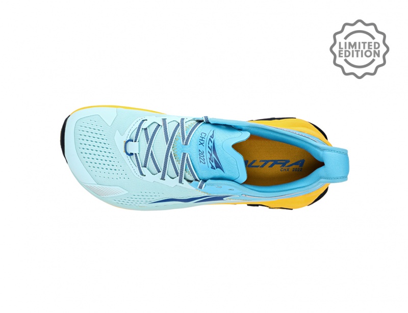 Altra OLYMPUS 5 CHAMONIX メンズ トレイルランニングシューズ 白 青 | Japan AL2034K56