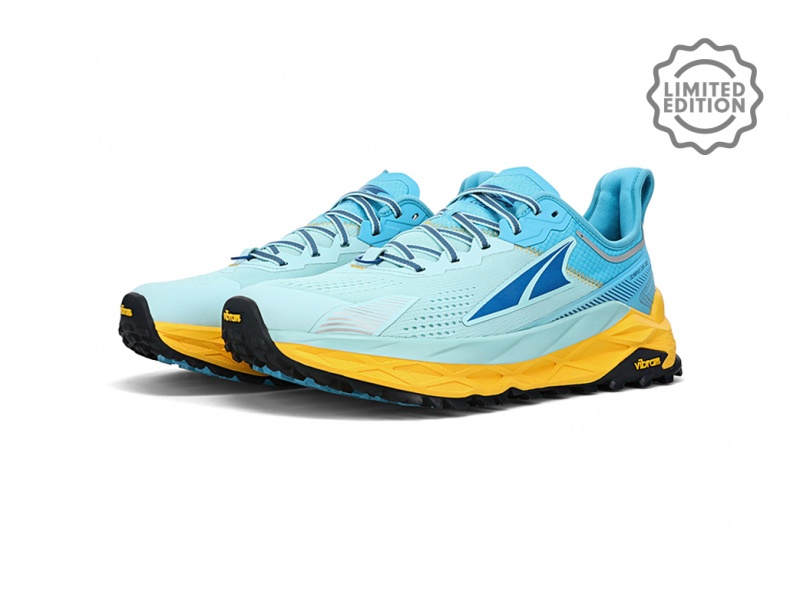 Altra OLYMPUS 5 CHAMONIX メンズ トレイルランニングシューズ 白 青 | Japan AL2034K56