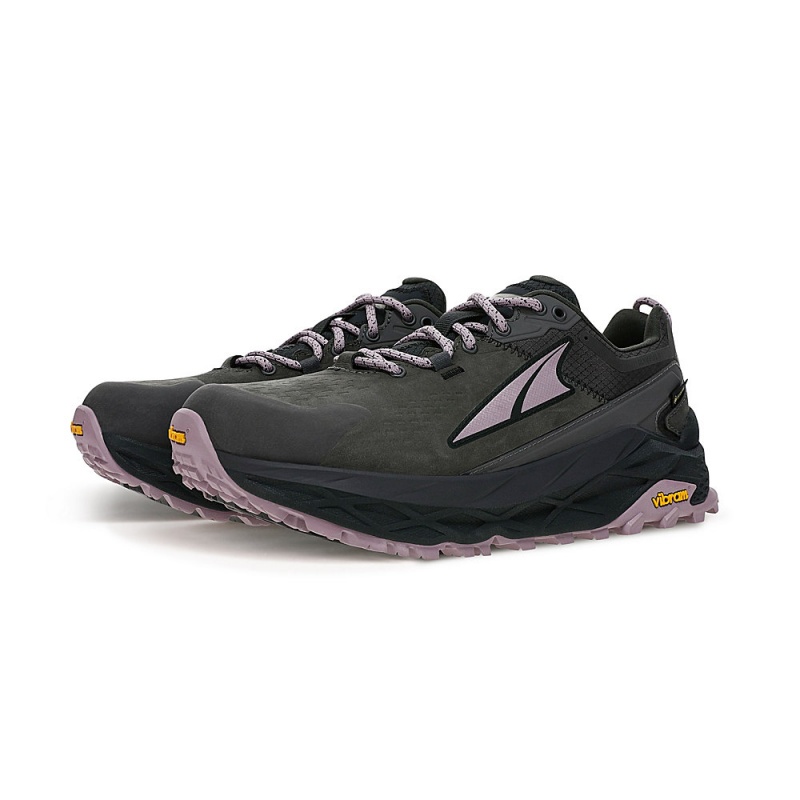 Altra OLYMPUS 5 HIKE LOW GTX レディース トレイルランニングシューズ グレー 黒 | Japan AL6431X26