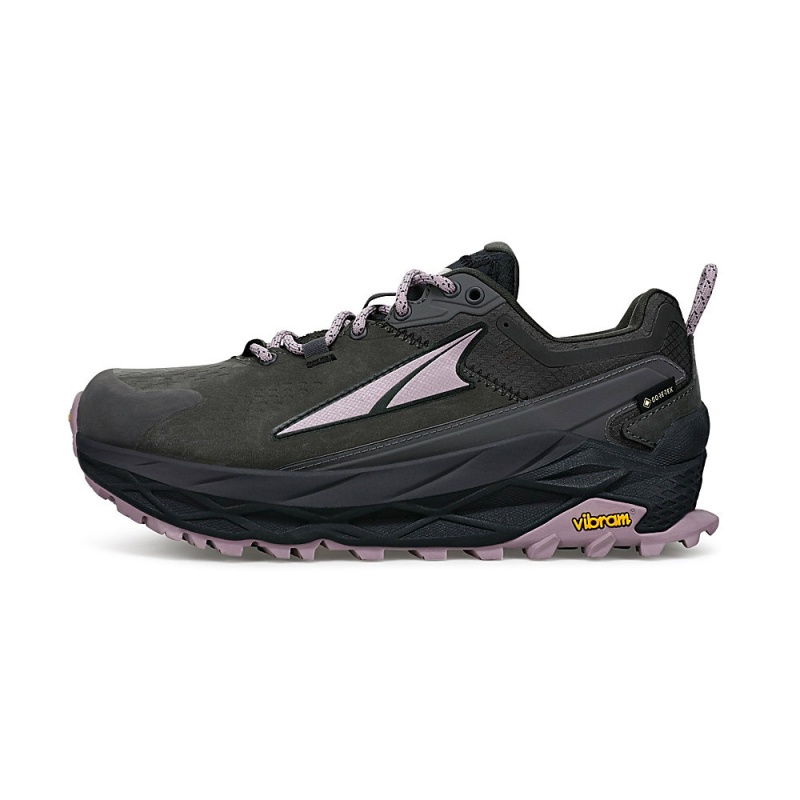 Altra OLYMPUS 5 HIKE LOW GTX レディース トレイルランニングシューズ グレー 黒 | Japan AL6431X26