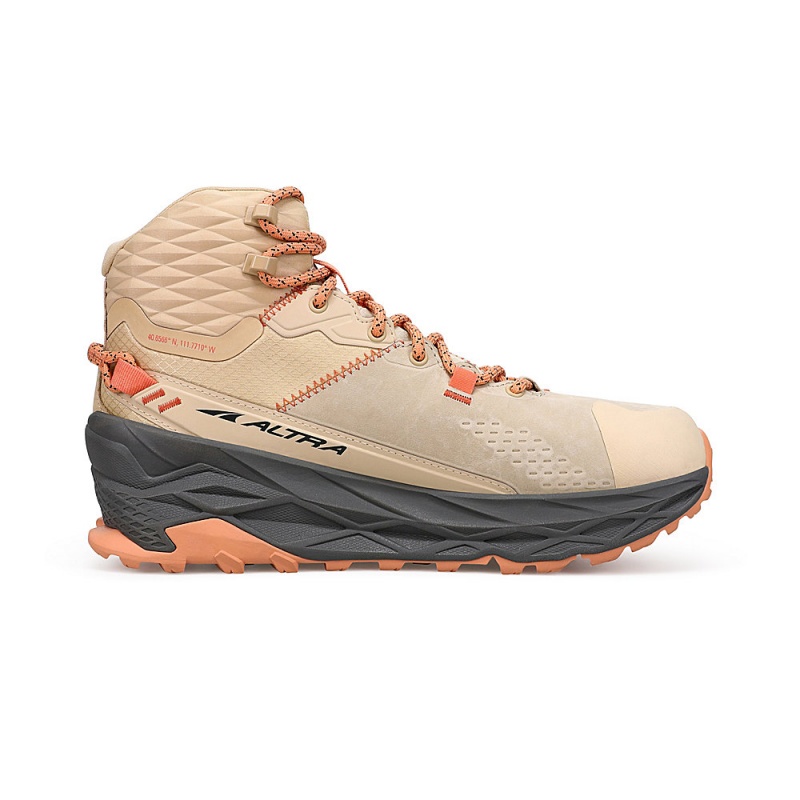 Altra OLYMPUS 5 HIKE MID GTX レディース トレイルランニングシューズ ブラウン | Japan AL6732K79