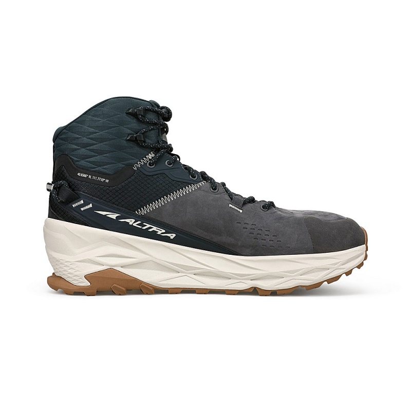 Altra OLYMPUS 5 HIKE MID GTX メンズ ハイキングブーツ 黒 グレー | Japan AL3190Y69