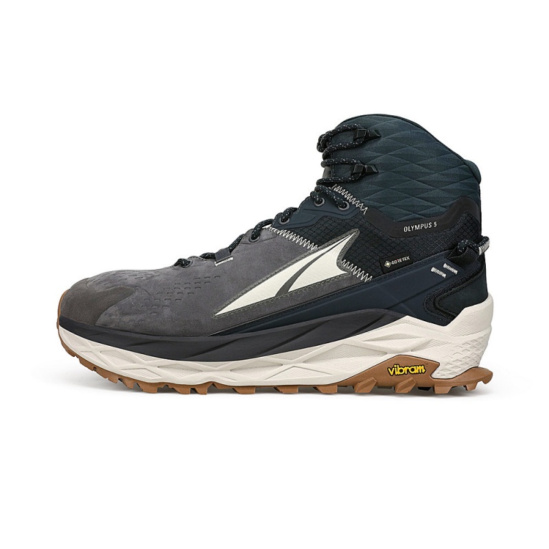 Altra OLYMPUS 5 HIKE MID GTX メンズ ハイキングブーツ 黒 グレー | Japan AL3190Y69