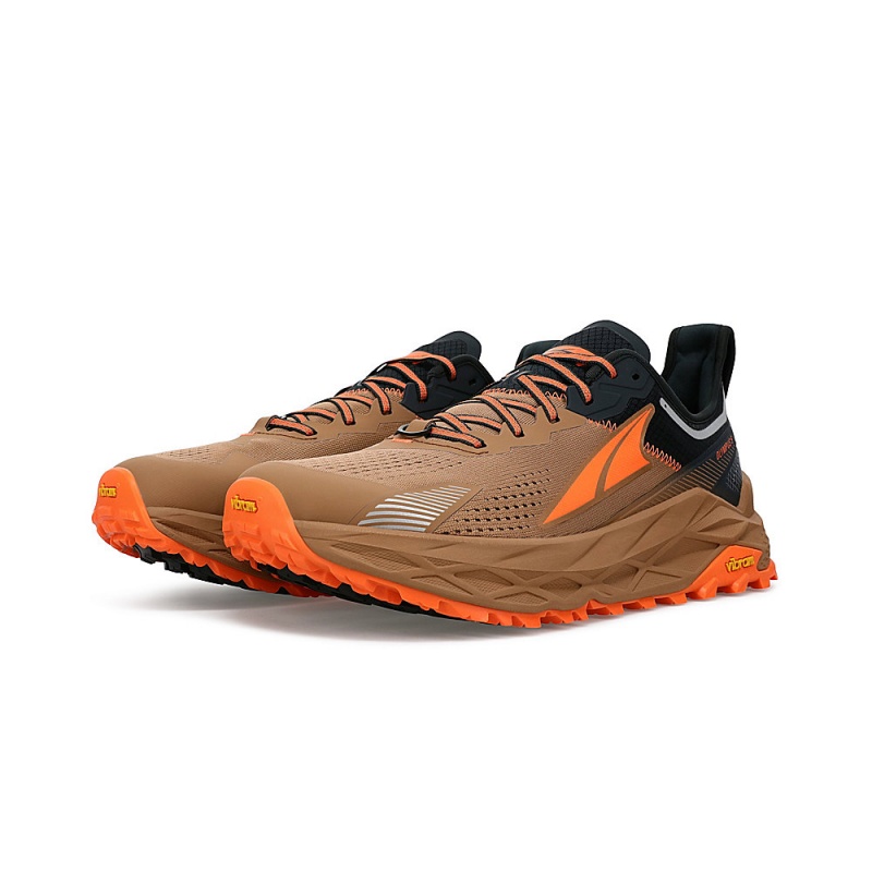 Altra OLYMPUS 5 メンズ トレイルランニングシューズ ブラウン | Japan AL8463H32