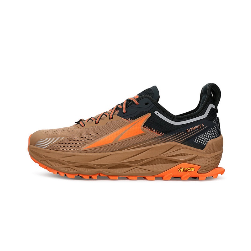 Altra OLYMPUS 5 メンズ トレイルランニングシューズ ブラウン | Japan AL8463H32