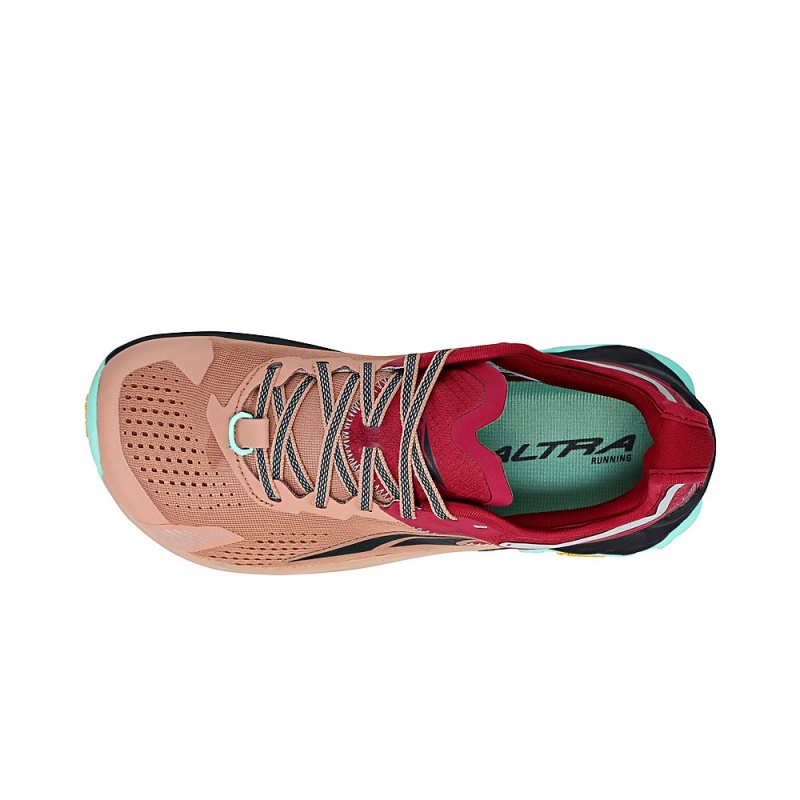 Altra OLYMPUS 5 レディース トレイルランニングシューズ ブラウン 赤 | Japan AL0496P15