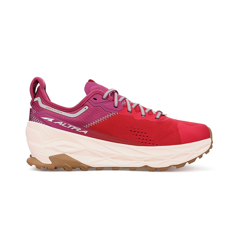 Altra OLYMPUS 5 レディース トレイルランニングシューズ 赤 ピンク | Japan AL8962T01