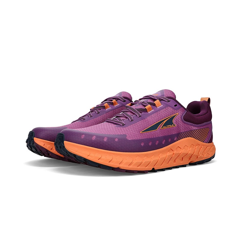 Altra OUTROAD 2 レディース トレイルランニングシューズ 紫 オレンジ | Japan AL8439J21