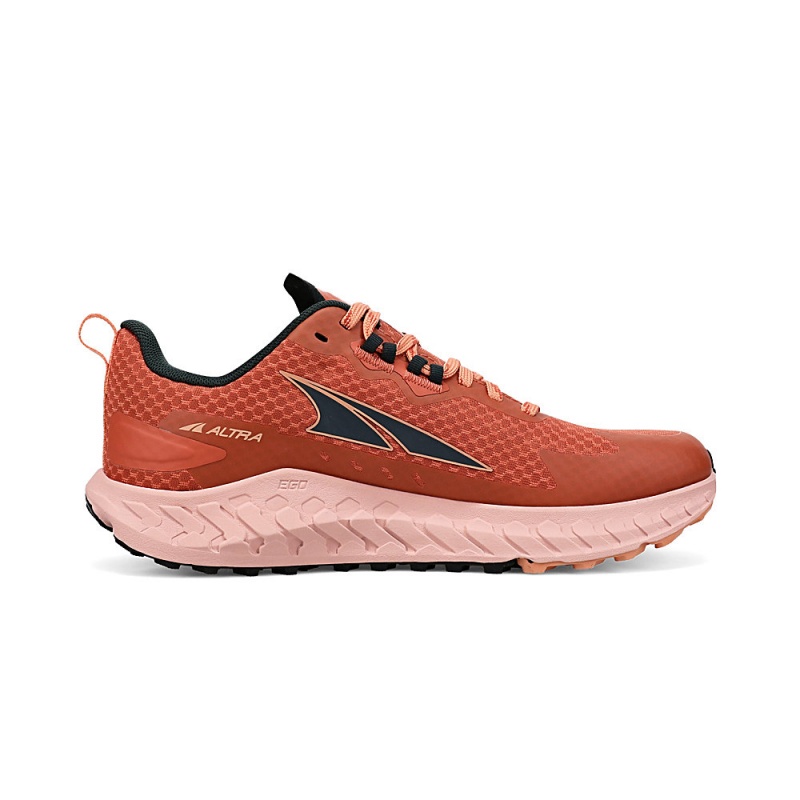 Altra OUTROAD レディース トレイルランニングシューズ 赤 オレンジ | Japan AL5409E97