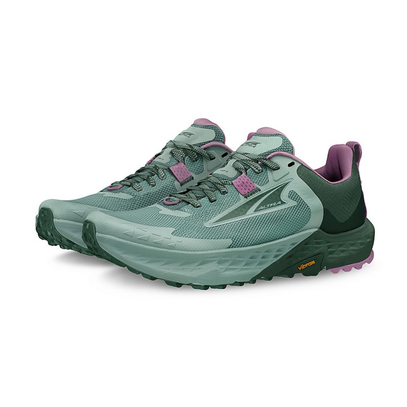 Altra TIMP 5 レディース トレイルランニングシューズ 緑 | Japan AL7534V64