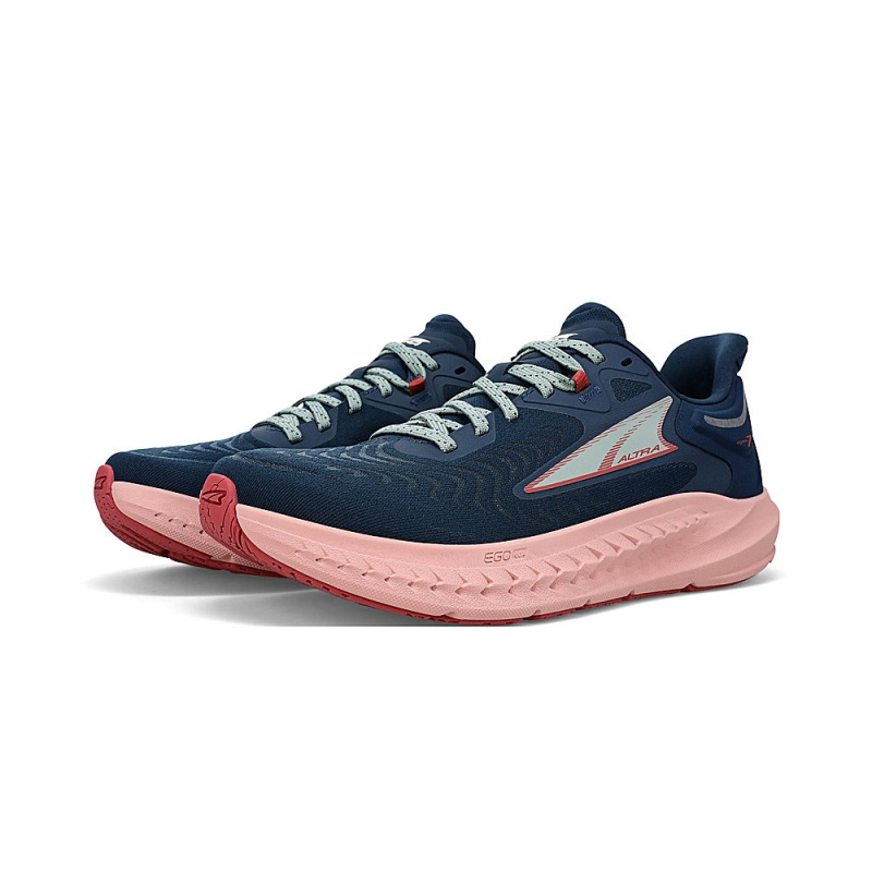 Altra TORIN 7 レディース ランニングシューズ 深いターコイズ ピンク | Japan AL4381F81