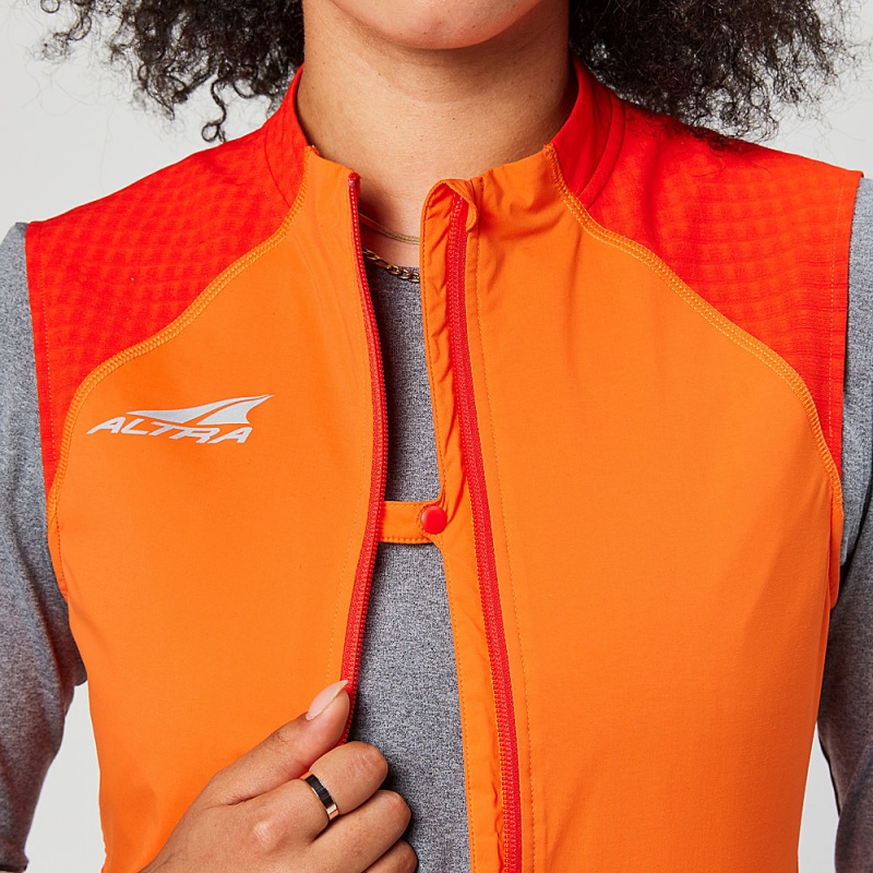 Altra TRAIL WIND VEST レディース ジャケット 赤 | Japan AL6245M90