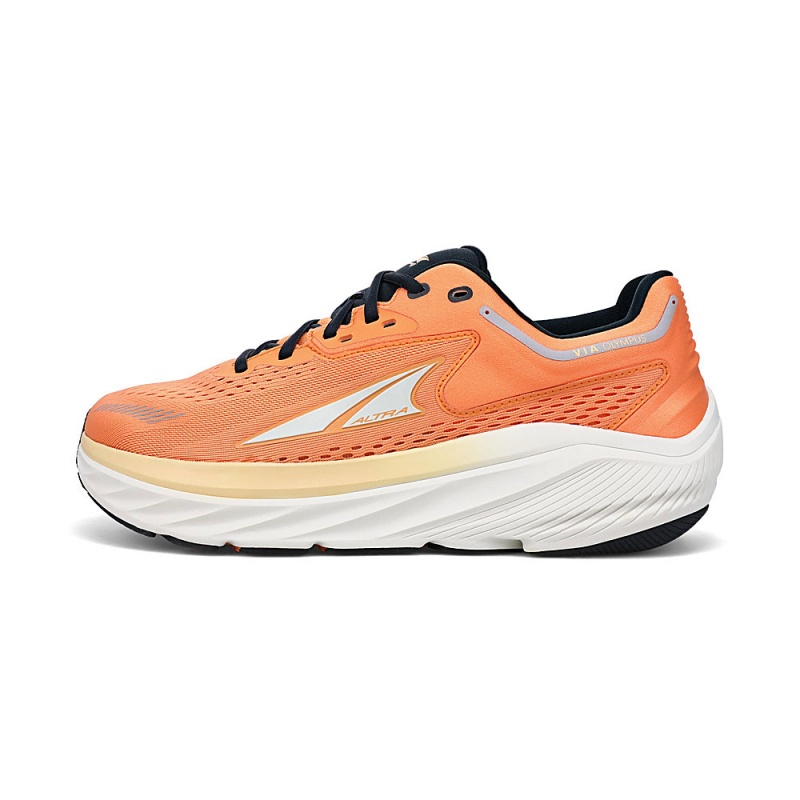 Altra VIA OLYMPUS メンズ ランニングシューズ 黒 オレンジ | Japan AL5162L39